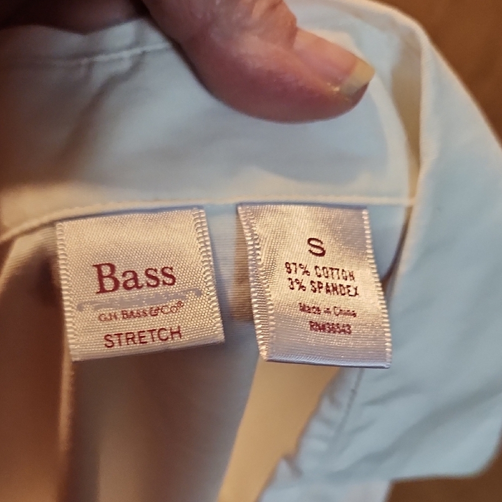 Bass Cream Stretch Shirt - Picture 3 of 3